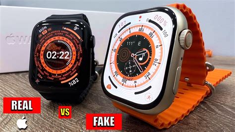 apple watch 8 fake vs real
